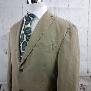 Pronto Uomo Size M 2 Button Desert Tan Suit Blazer